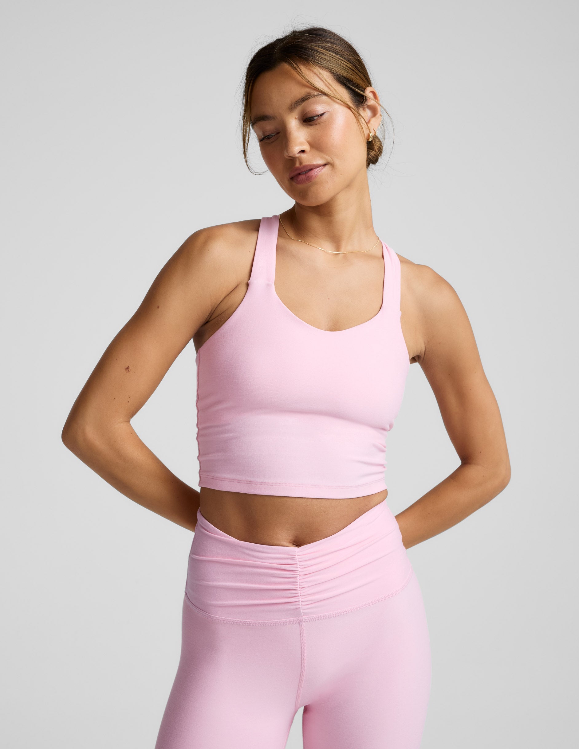 Spacedye? Twist Through Cropped Tank