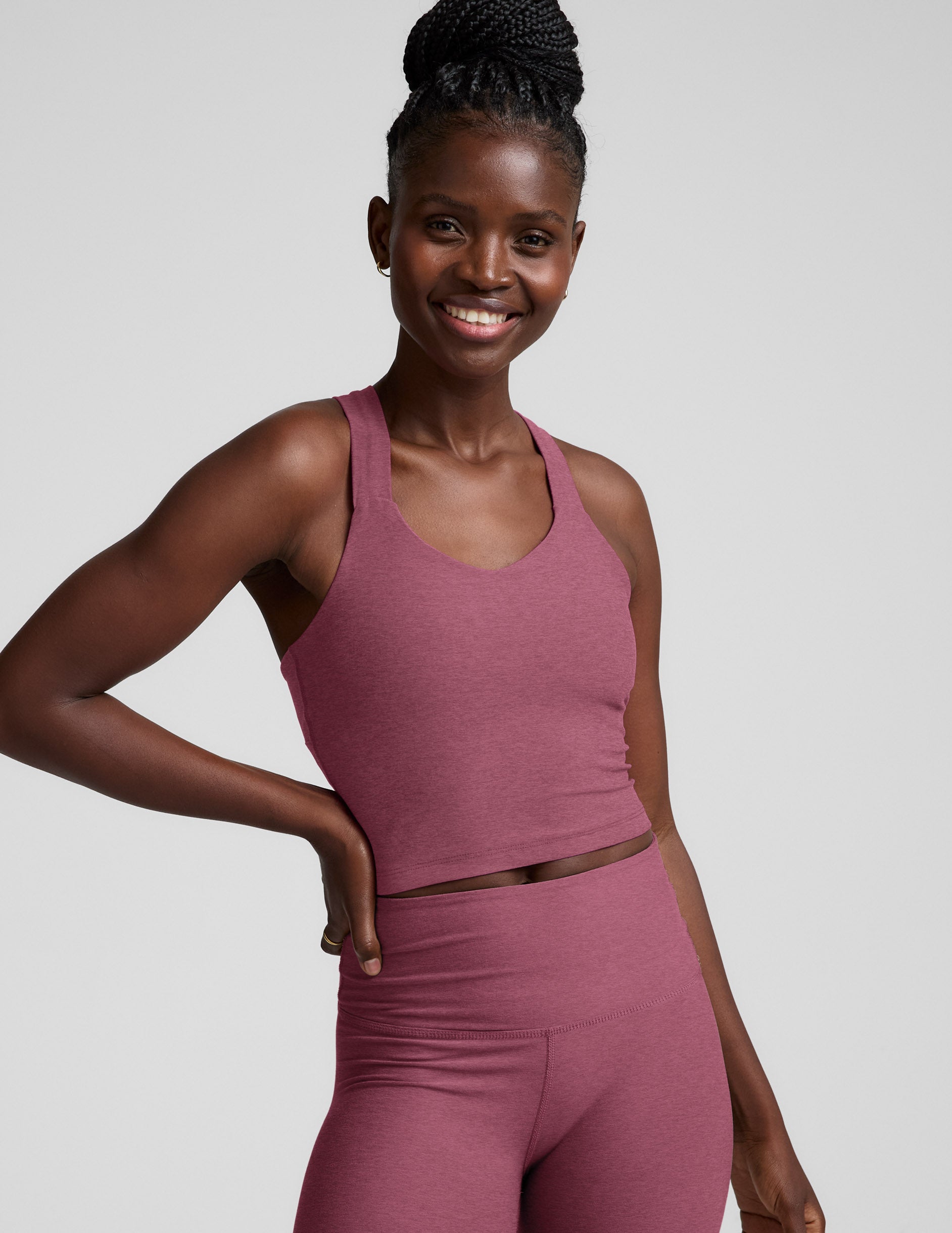 Spacedye? Twist Through Cropped Tank