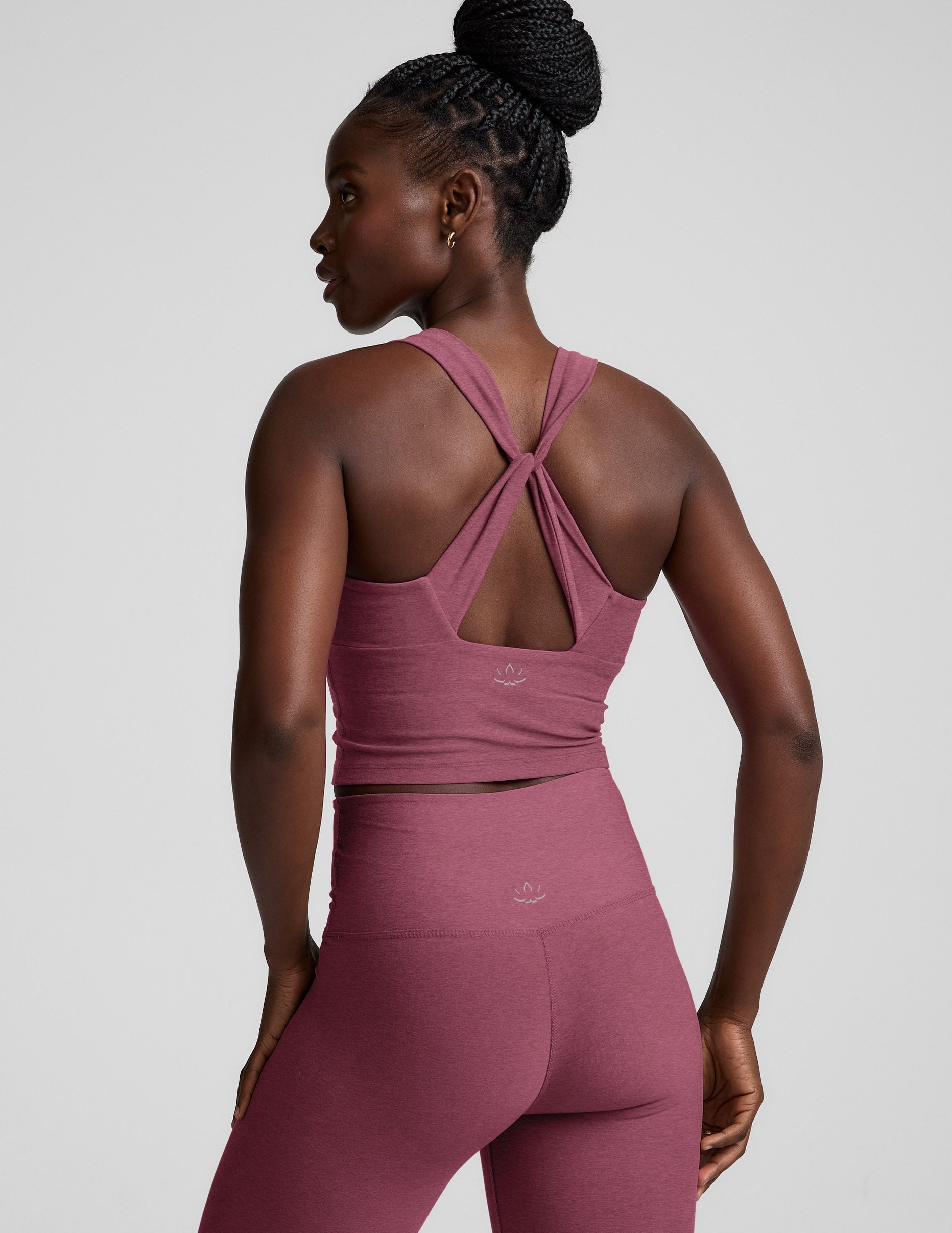Spacedye? Twist Through Cropped Tank