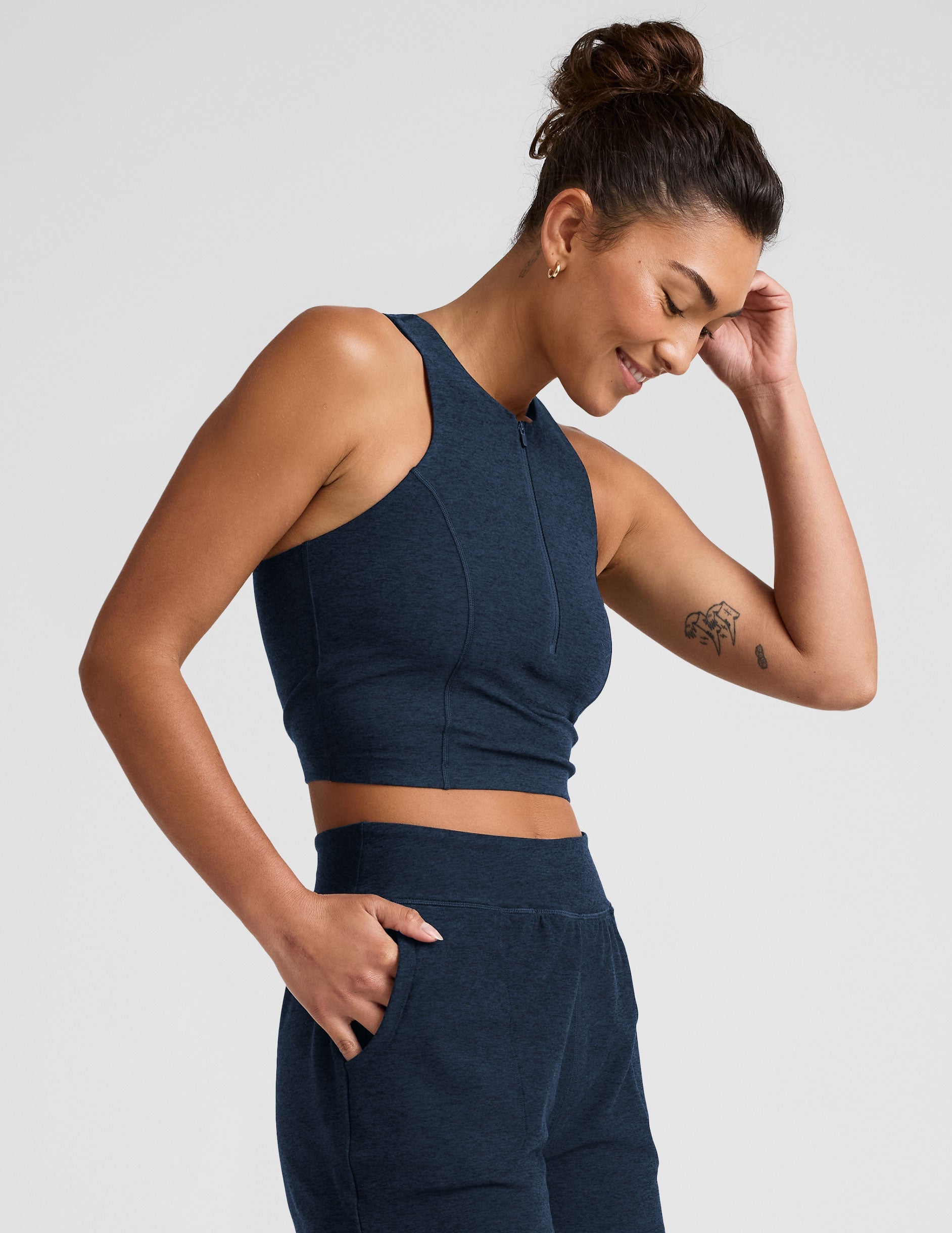 Spacedye? Move Up Cropped Tank