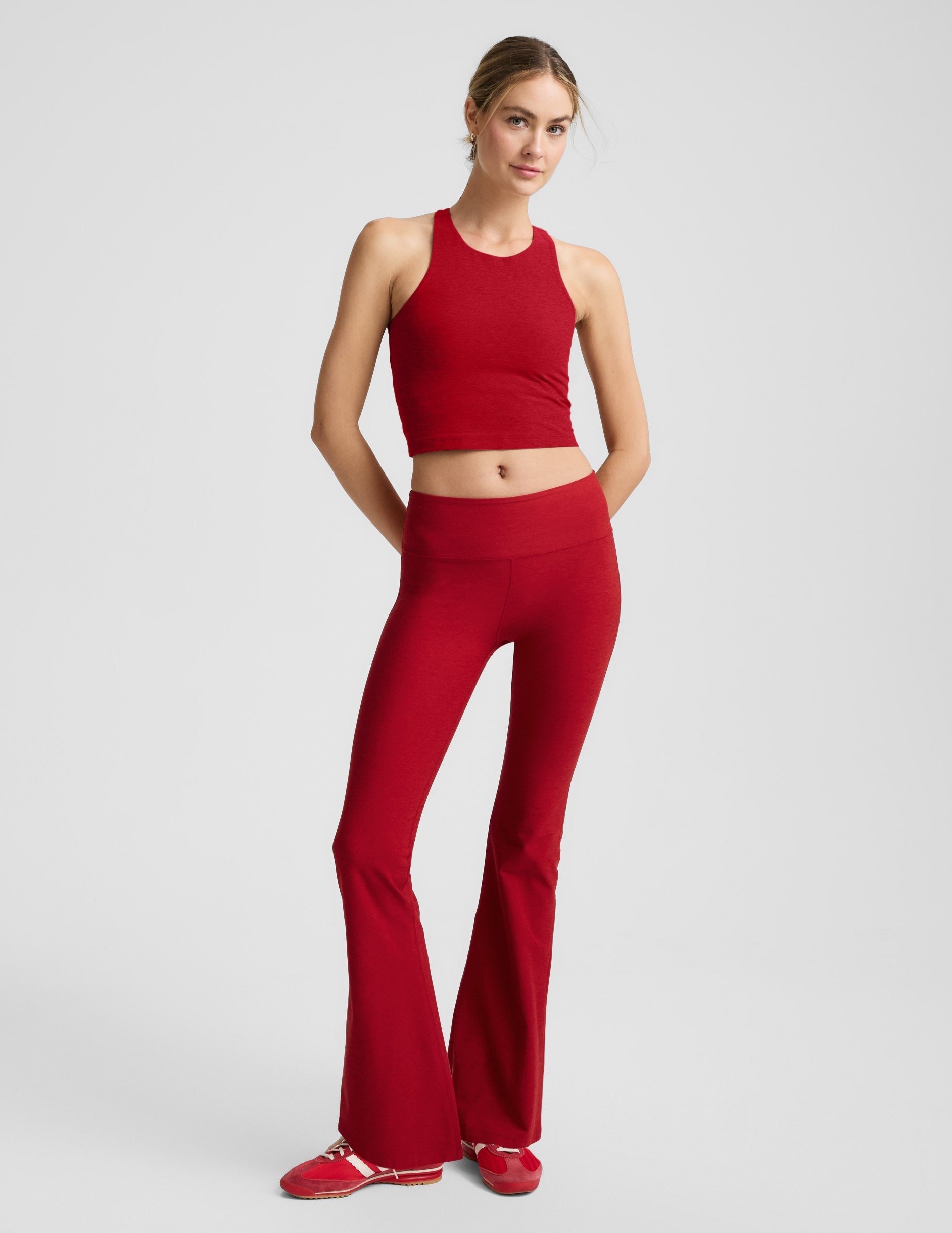 Spacedye? High Neck Cropped Tank