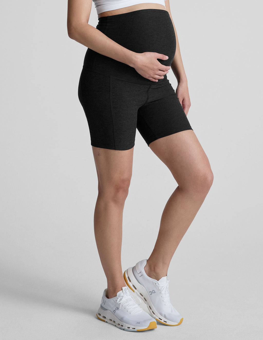 Spacedye? Keep Pace 5  Maternity Pocket Biker Short