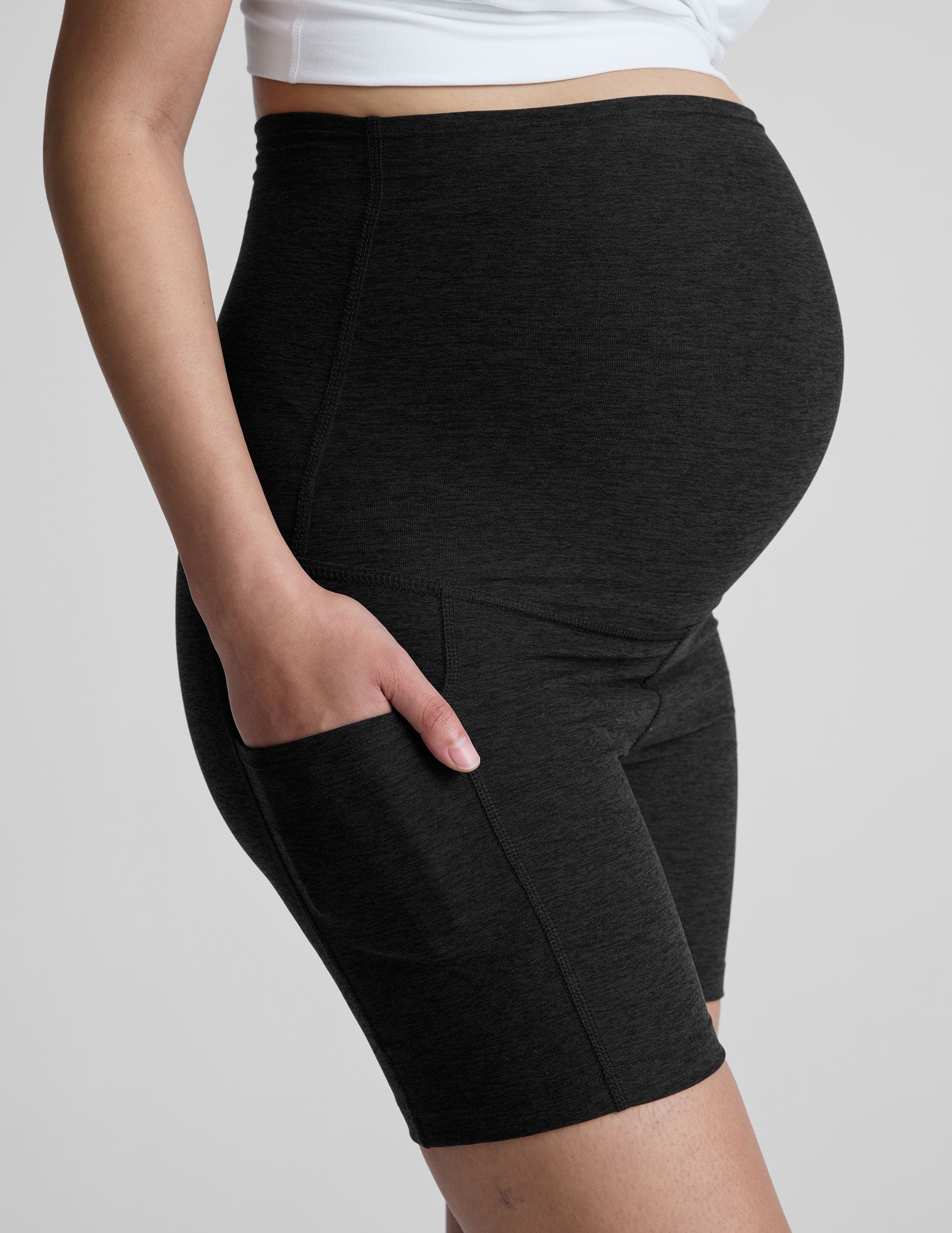 Spacedye? Keep Pace 5  Maternity Pocket Biker Short