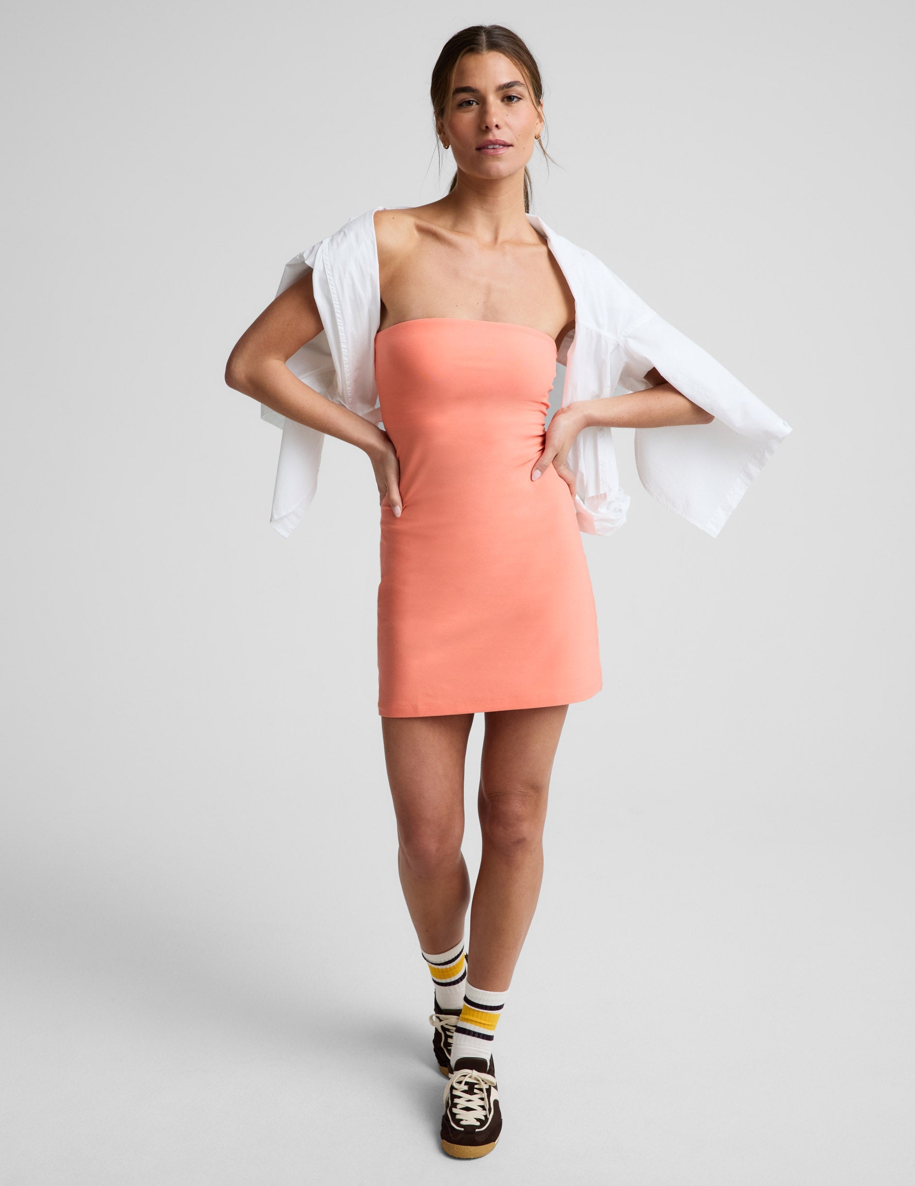 Spacedyeâ„?Joy Strapless Mini Dress