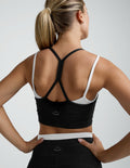 Spacedyeâ„?Layered Long Line Bra