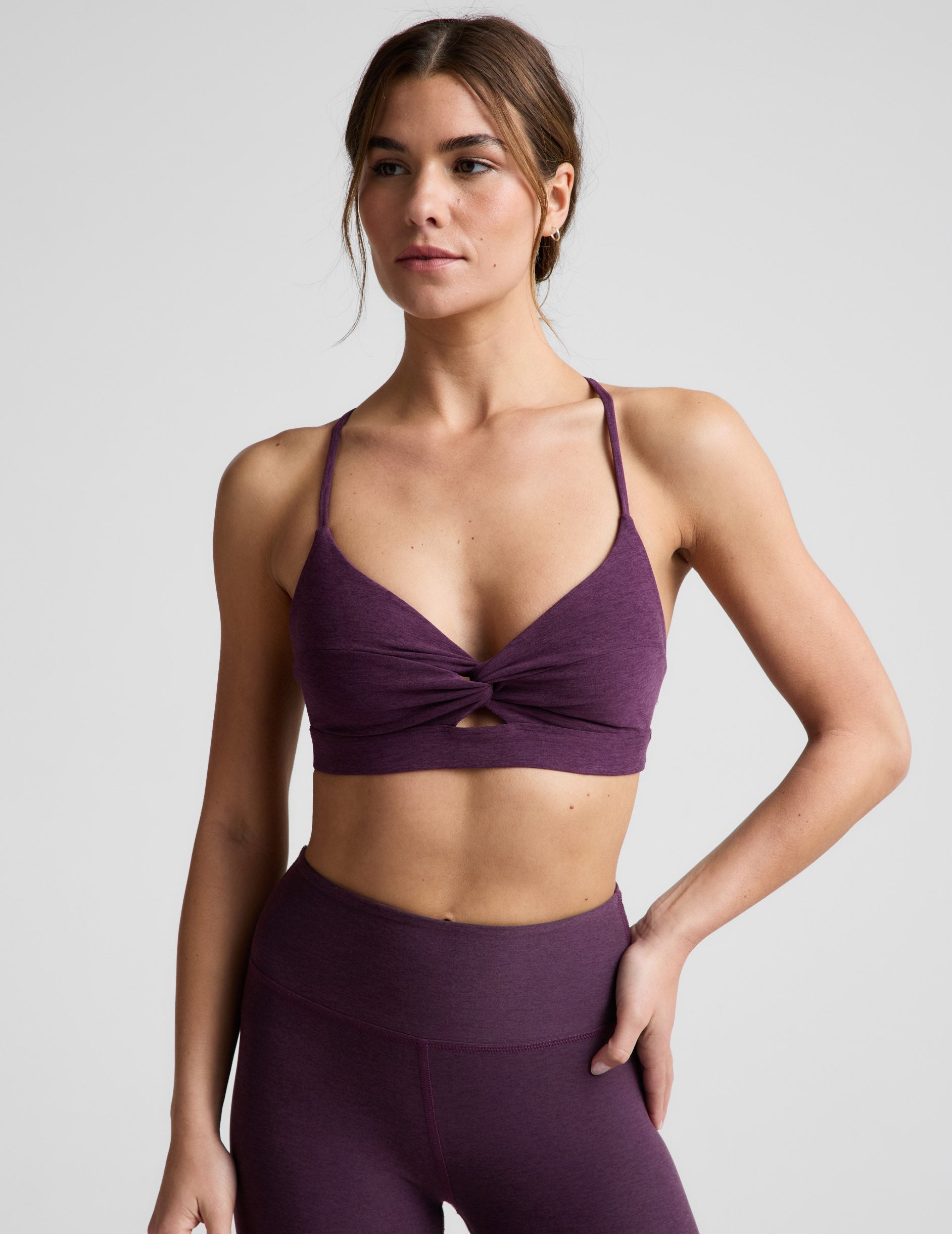 Spacedyeâ„?Twist Front Strappy Bra