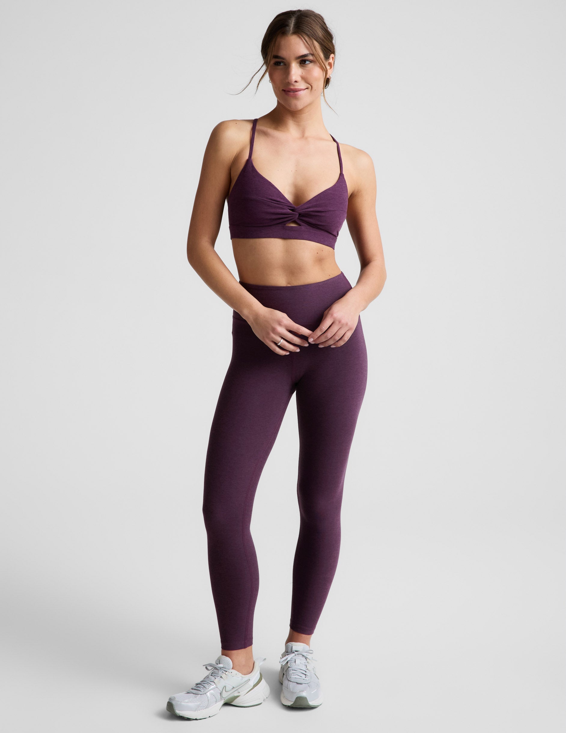 Spacedyeâ„?Twist Front Strappy Bra