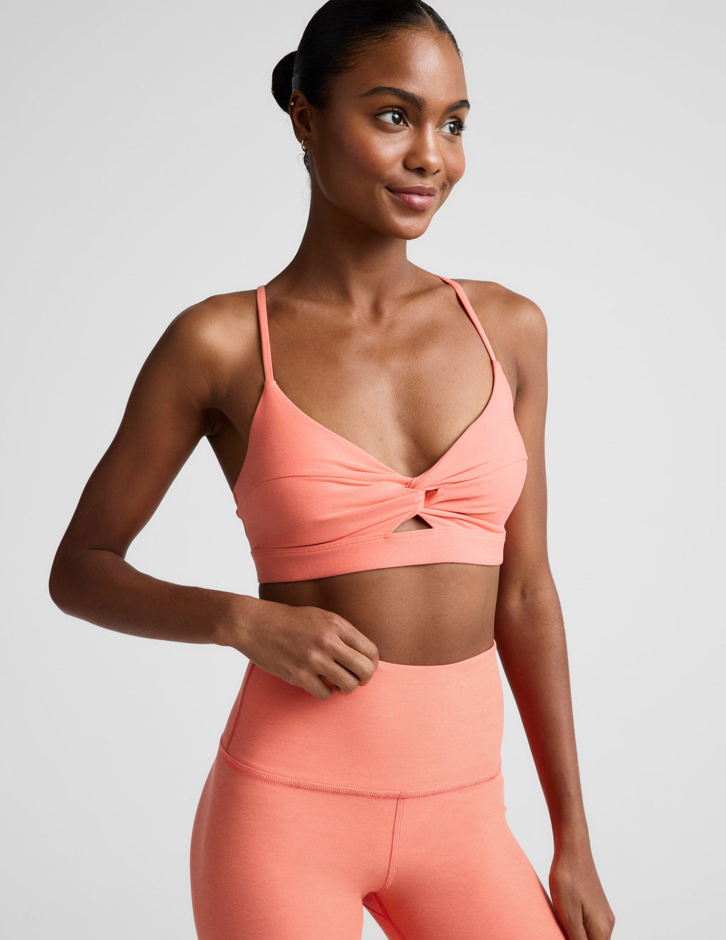 Spacedyeâ„?Twist Front Strappy Bra