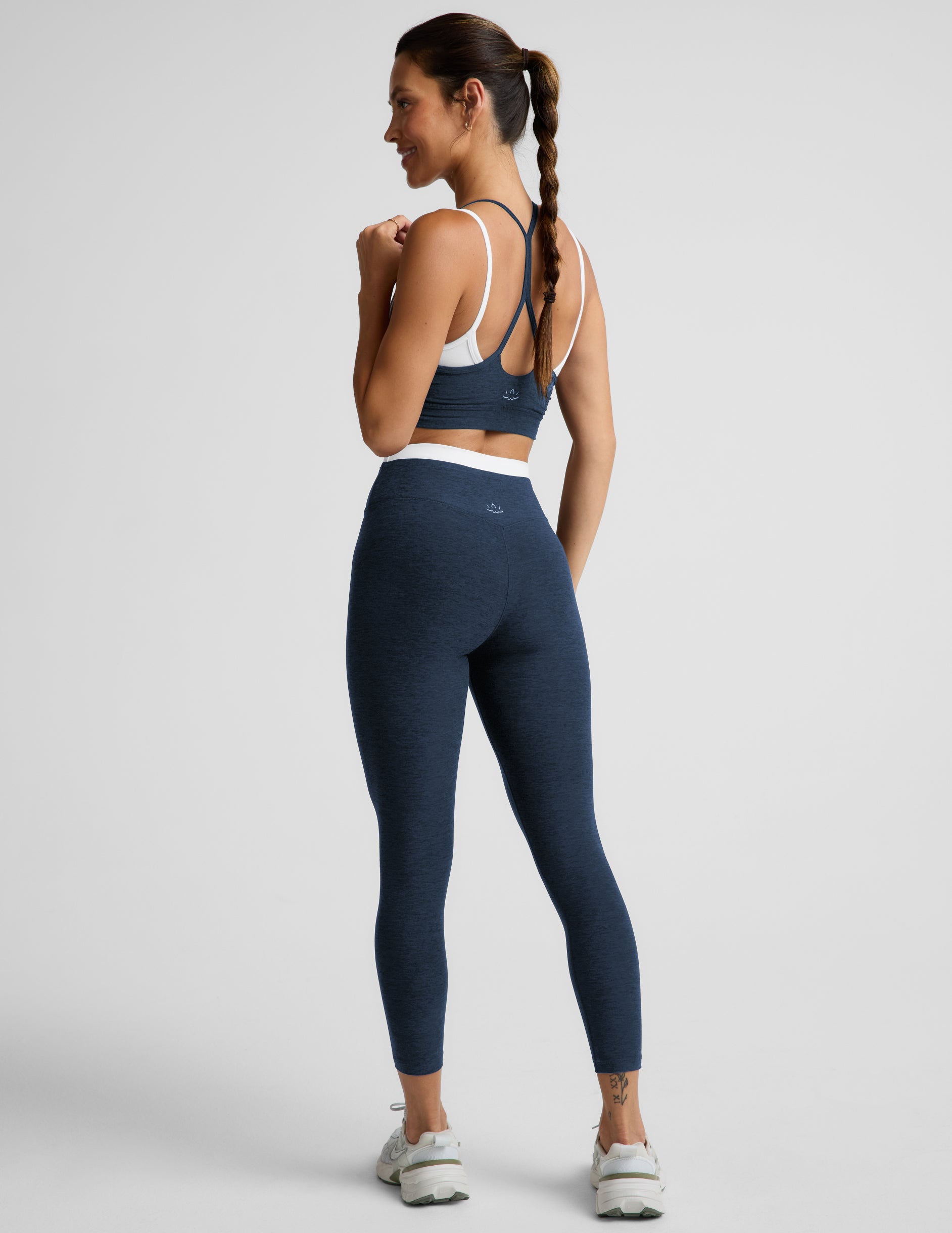 Spacedyeâ„?Layered High Waisted Midi Legging