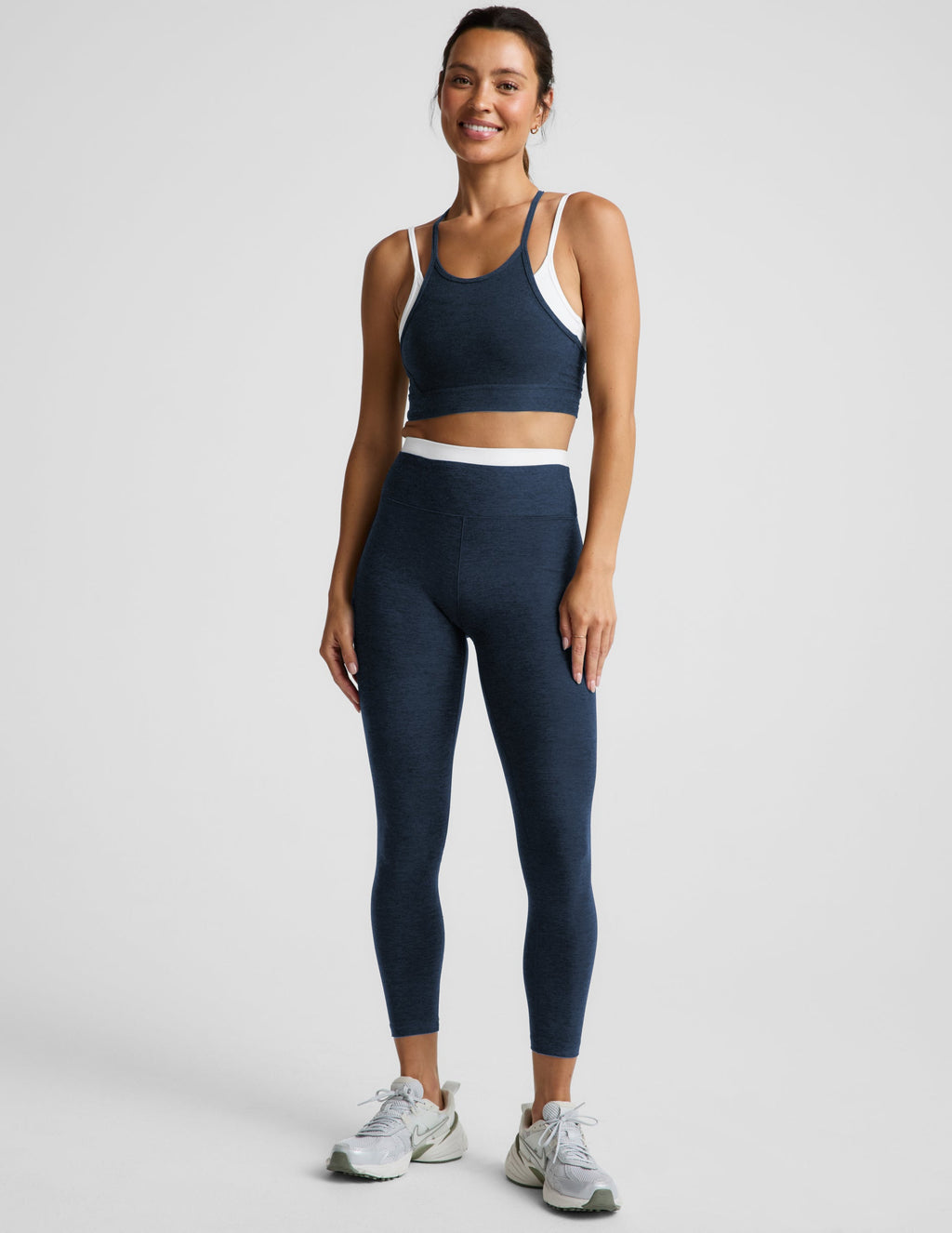 Spacedyeâ„?Layered High Waisted Midi Legging
