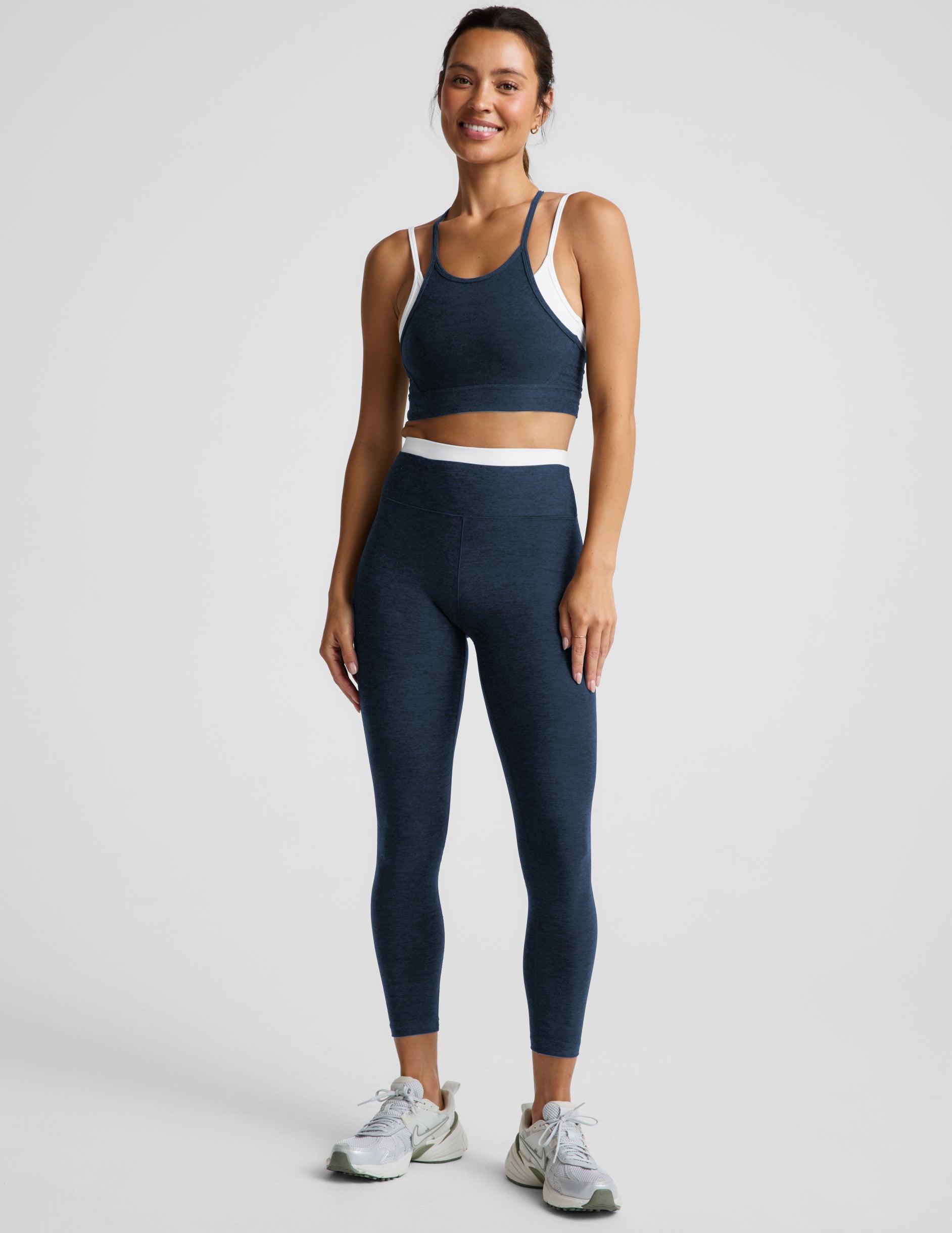 Spacedyeâ„?Layered High Waisted Midi Legging
