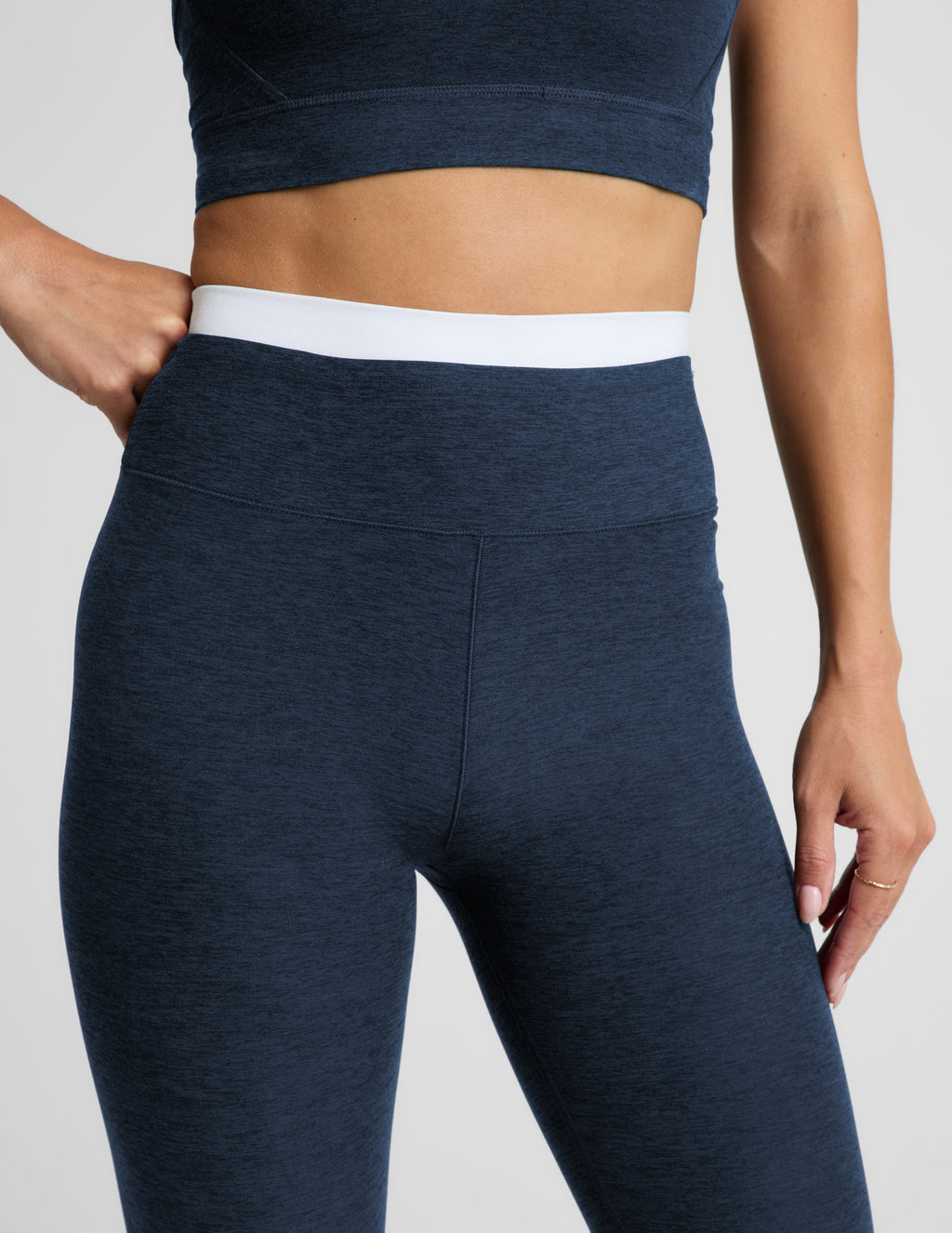Spacedyeâ„?Layered High Waisted Midi Legging