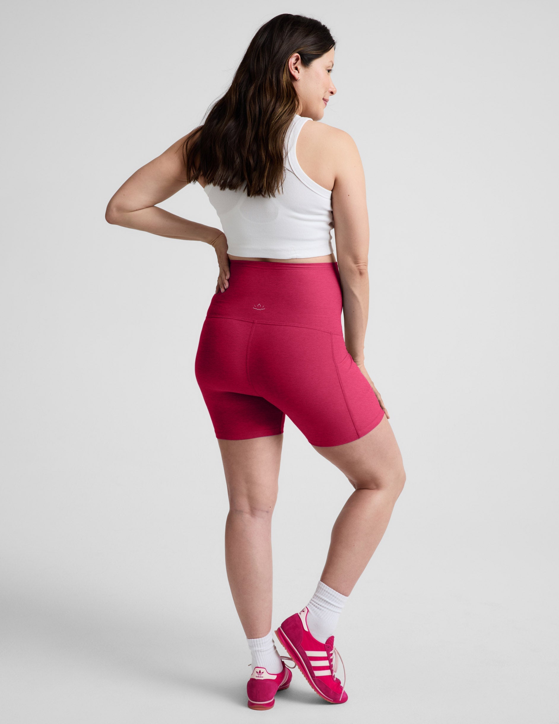 Spacedye? Keep Pace 5  Maternity Pocket Biker Short