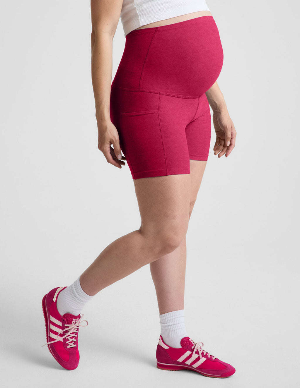 Spacedye? Keep Pace 5  Maternity Pocket Biker Short