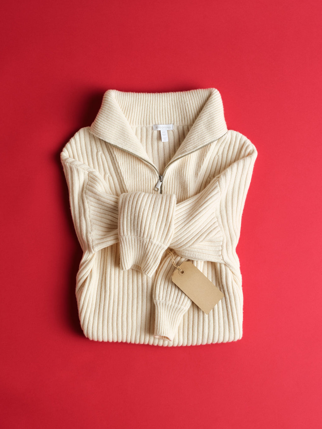 Wool Blend Collared Pullover