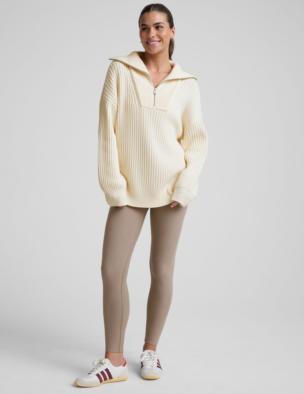 Wool Blend Collared Pullover
