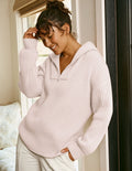 Wool Blend Collared Pullover