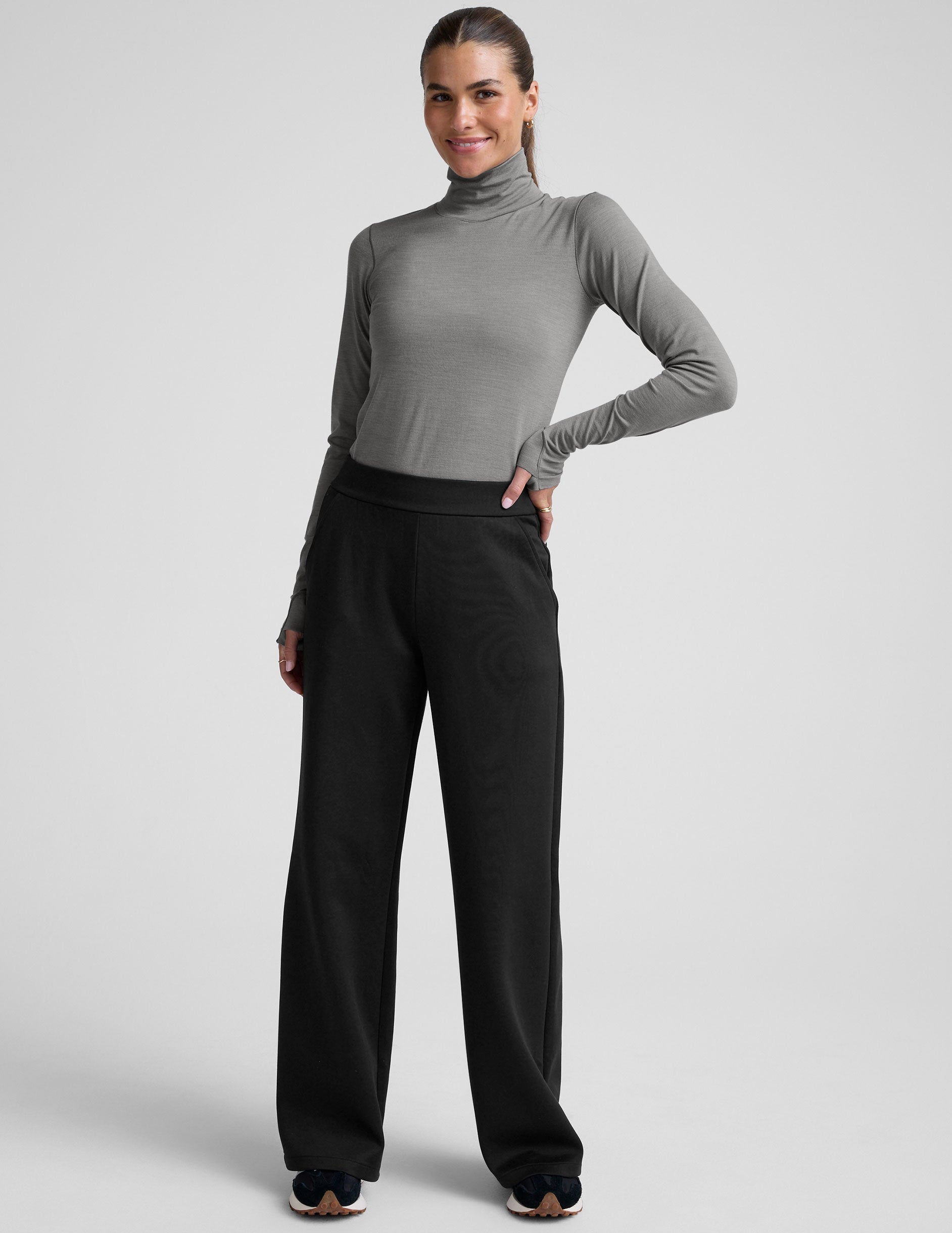 LuxeKnit Merino Wool Turtleneck