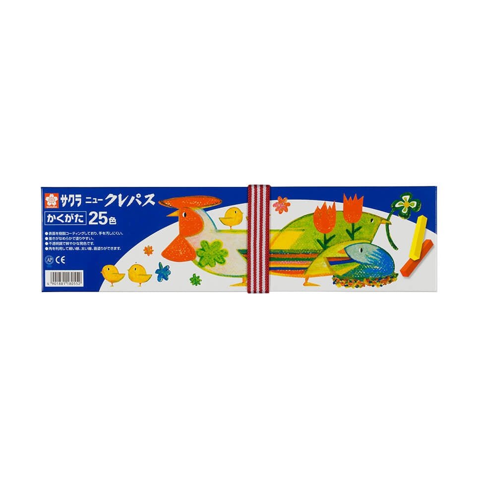 New Crepas Square Shape Oil Pastels / SAKURA